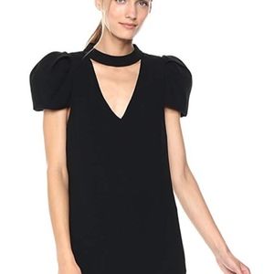 BCBGMaxAzria Puffy Sleeve Mini Shift Dress